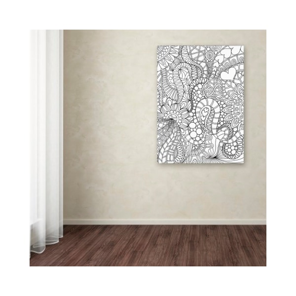 Trademark Fine Art Kathy G. Ahrens 'Mixed Coloring Book 62' Canvas Art, 35x47 - ALI3487-C3547GG