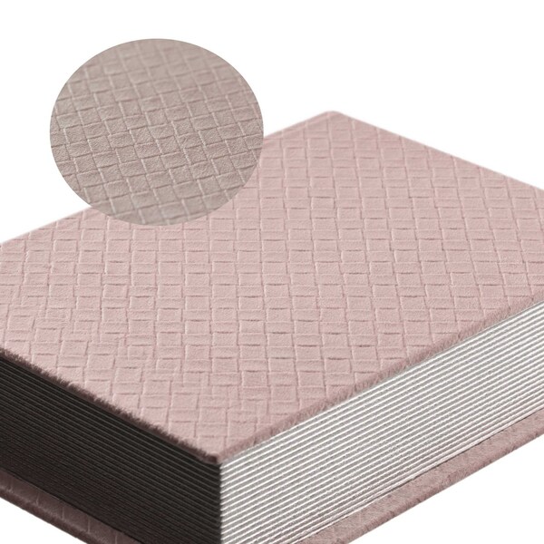 Vintiquewise Pink Velvet Vintage Storage Wooden Antique Classic Decorative Book Box Holder, PK 3 - QI004265.PK