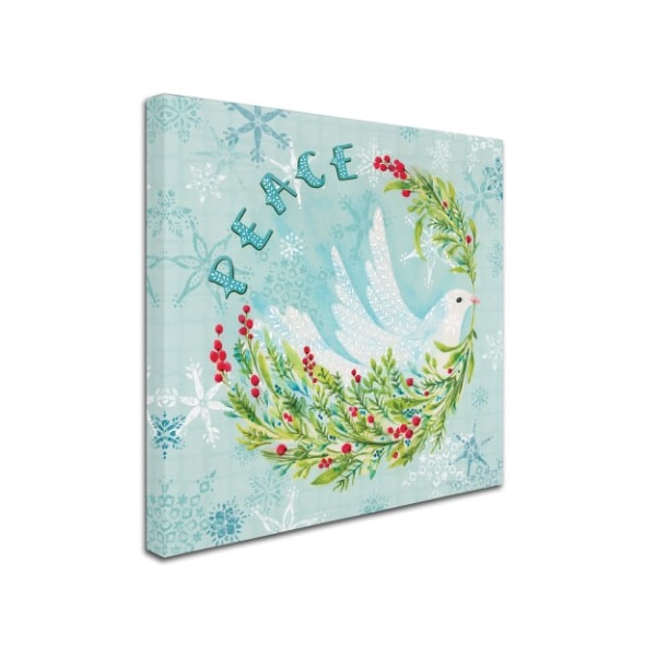 Trademark Fine Art Yachal Design 'Peace' Canvas Art, 14x14 - ALI13375-C1414GG