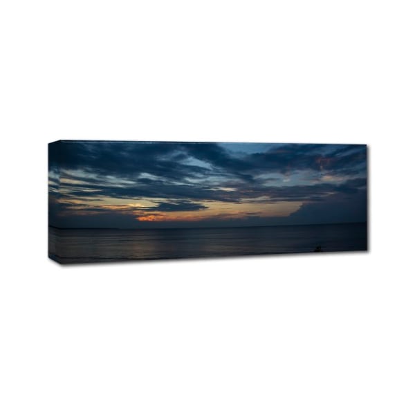 Trademark Fine Art Kurt Shaffer 'Sunset Behind a Front' Canvas Art, 16x47 - KS01207-C1647GG