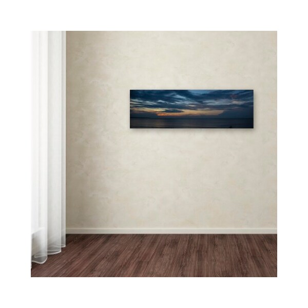 Trademark Fine Art Kurt Shaffer 'Sunset Behind a Front' Canvas Art, 16x47 - KS01207-C1647GG