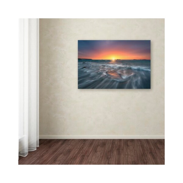 Trademark Fine Art Mathieu Rivrin 'Oceanic Poetry' Canvas Art, 30x47 - RV0087-C3047GG
