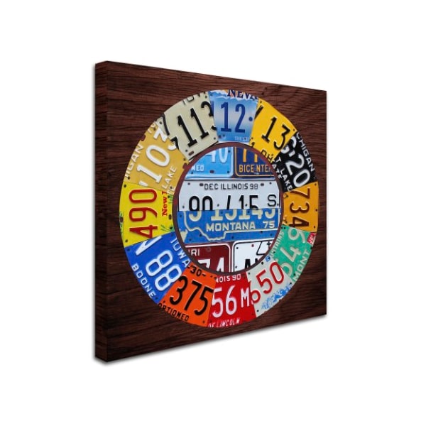 Trademark Fine Art Design Turnpike 'Clock Square' Canvas Art, 14x14 - ALI1312-C1414GG