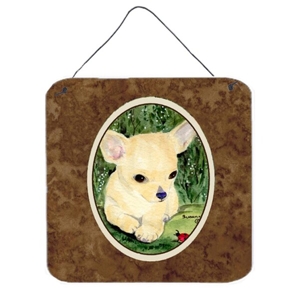 Carolines Treasures Chihuahua Aluminium Metal Wall or Door Hanging Prints - SS1010DS66