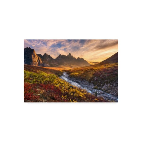 Trademark Fine Art Chris Moore 'Mountain Paradise' Canvas Art, 30x47 - 1X08326-C3047GG