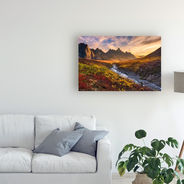 Trademark Fine Art Chris Moore 'Mountain Paradise' Canvas Art, 30x47 - 1X08326-C3047GG
