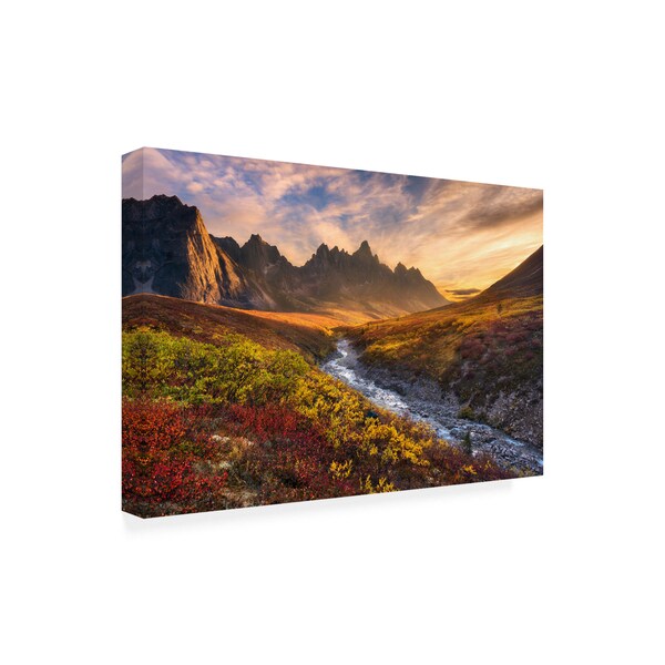Trademark Fine Art Chris Moore 'Mountain Paradise' Canvas Art, 30x47 - 1X08326-C3047GG