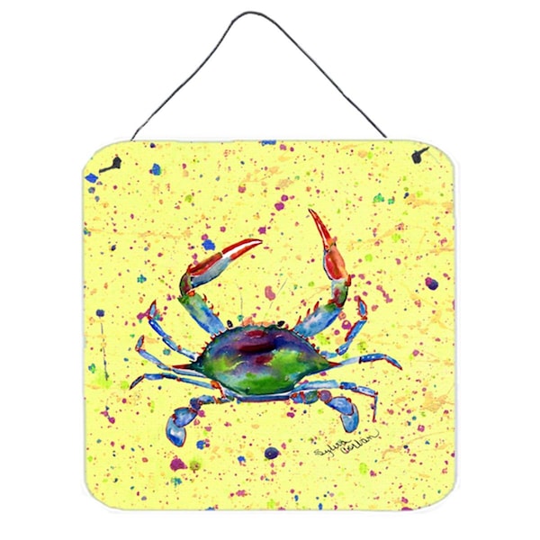Carolines Treasures Crab Aluminium Metal Wall or Door Hanging Prints - 8452DS66