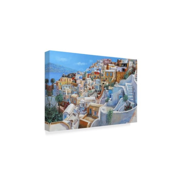 Trademark Fine Art Guido Borelli 'Santorini a Colori' Canvas Art, 16x24 - ALI34198-C1624GG
