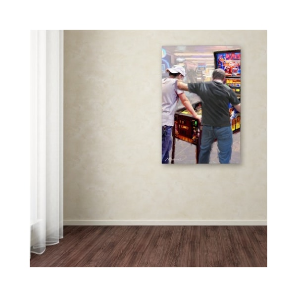 Trademark Fine Art The Macneil Studio 'Pinball' Canvas Art, 16x24 - ALI09648-C1624GG