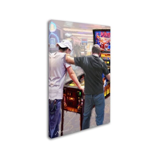 Trademark Fine Art The Macneil Studio 'Pinball' Canvas Art, 16x24 - ALI09648-C1624GG