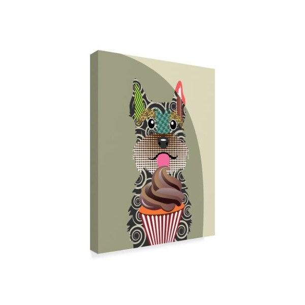 Trademark Fine Art Lanre Adefioye 'Schnauzer' Canvas Art, 24x32 - ALI31162-C2432GG