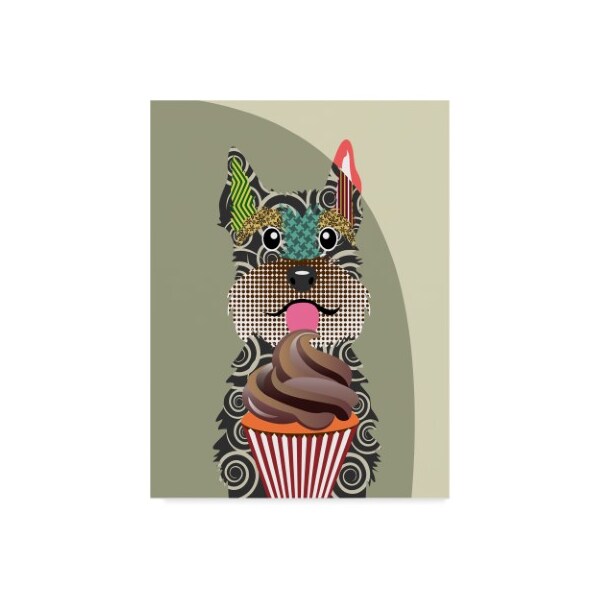 Trademark Fine Art Lanre Adefioye 'Schnauzer' Canvas Art, 24x32 - ALI31162-C2432GG