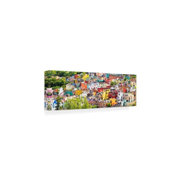 Trademark Fine Art Philippe Hugonnard 'Viva Mexico 2 City of Colors Guanajuato III' Canvas Art, 6x19 - PH01484-C619GG