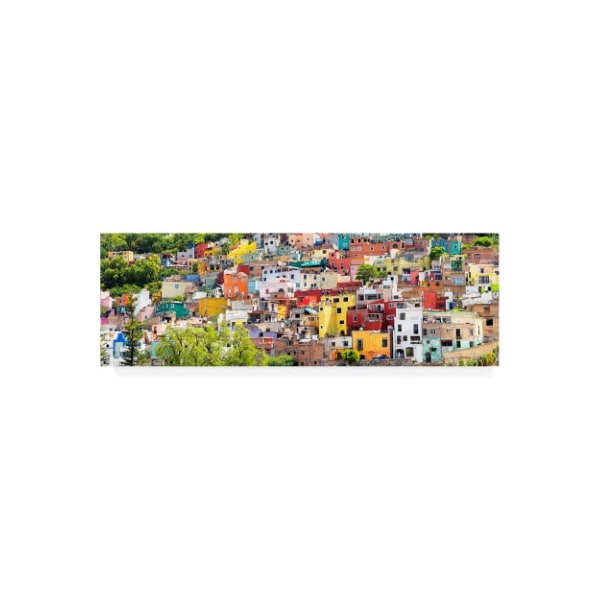Trademark Fine Art Philippe Hugonnard 'Viva Mexico 2 City of Colors Guanajuato III' Canvas Art, 6x19 - PH01484-C619GG