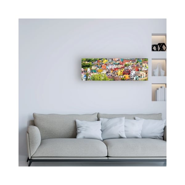 Trademark Fine Art Philippe Hugonnard 'Viva Mexico 2 City of Colors Guanajuato III' Canvas Art, 6x19 - PH01484-C619GG