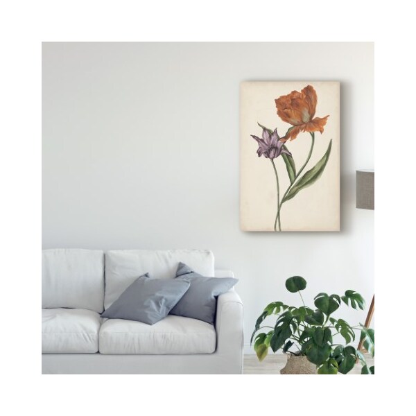 Trademark Fine Art Melissa Wang 'Two Tulips Ii' Canvas Art, 12x19 - WAG08587-C1219GG