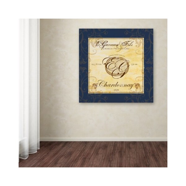 Trademark Fine Art Fiona Stokes-Gilbert 'Wine Label 4' Canvas Art, 24x24 - ALI13636-C2424GG