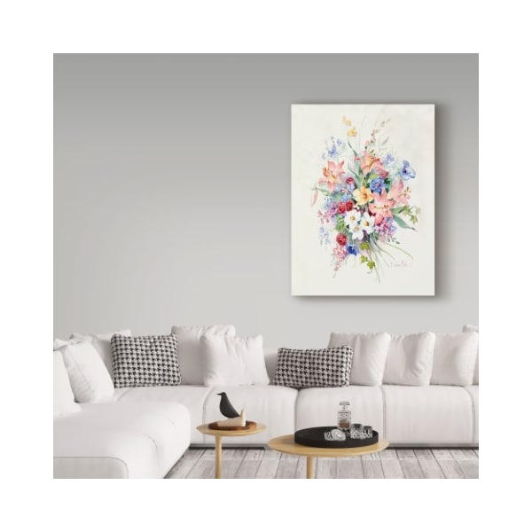 Trademark Fine Art Barbara Mock 'Spring Bouquet 2' Canvas Art, 35x47 - ALI39036-C3547GG