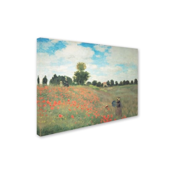 Trademark Fine Art Claude Monet 'Les Conquelicots' Canvas Art, 18x24 - ALI10049-C1824GG