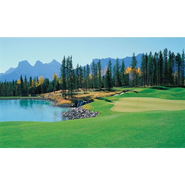 Biggies Scenes Window Well Scenes-Golf, 100 in wide x 60 in high - BG-WW-GLF-100
