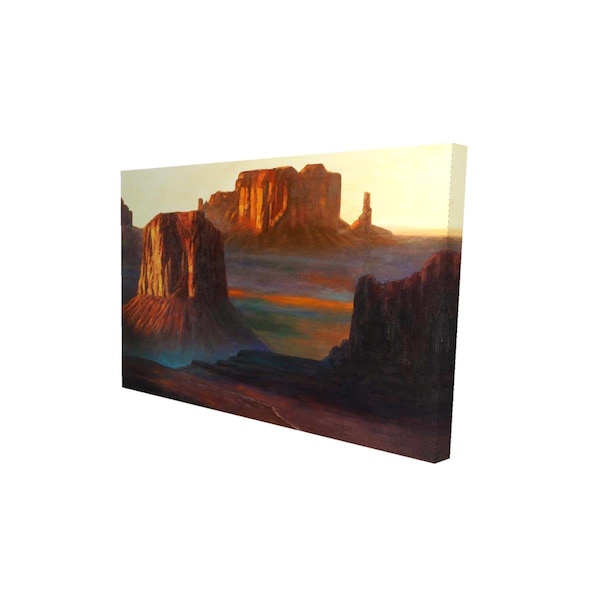 Fondo 20 x 30 in. Monument Valley Tribal Park In Arizona-Print on Canvas - FO2781933