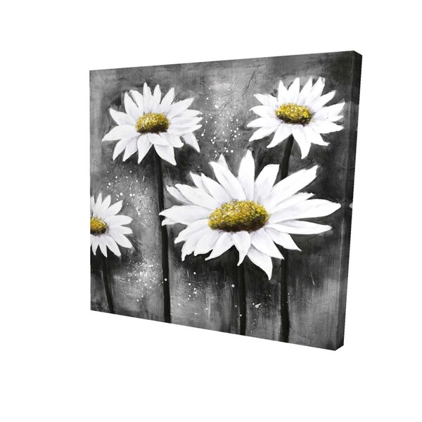 Fondo 16 x 16 in. Daisies At Sun-Print on Canvas - FO2790544