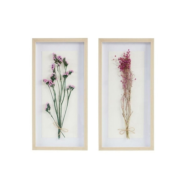 Madison Park Floral Natural Shadowbox, Multi Color - 2 Piece - MP95B-0262