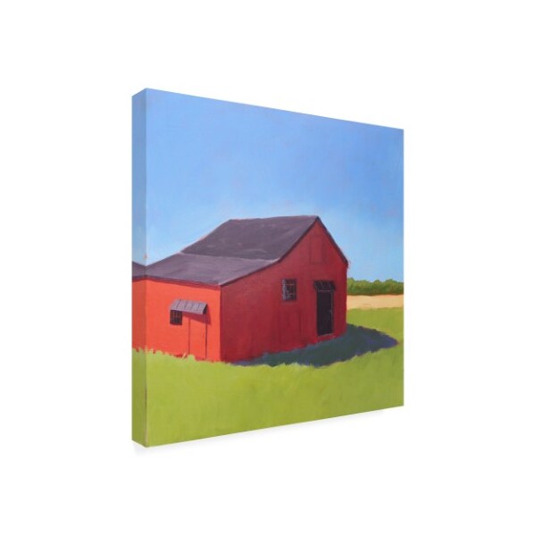 Trademark Fine Art Carol Young 'Primary Barns V' Canvas Art, 14x14 - WAG16488-C1414GG
