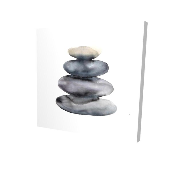 Fondo 16 x 16 in. Four Hot Stones-Print on Canvas - FO2789118