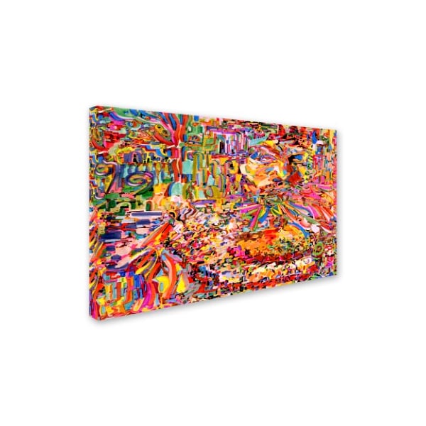 Trademark Fine Art Josh Byer 'A Robot Imagines A Hamburger' Canvas Art, 18x24 - ALI5582-C1824GG