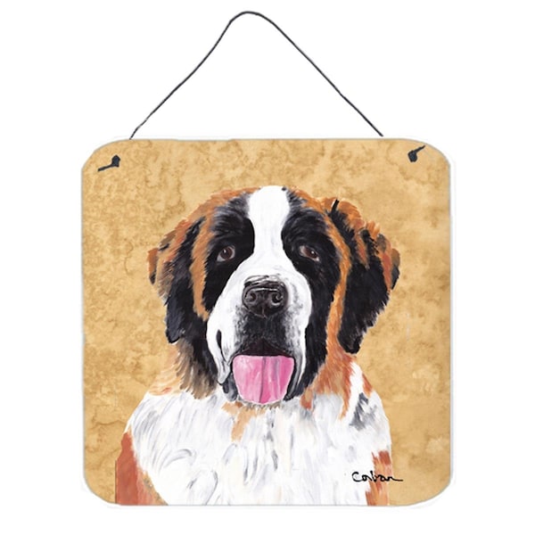Micasa Saint Bernard Aluminium Metal Wall or Door Hanging Prints - MI233820