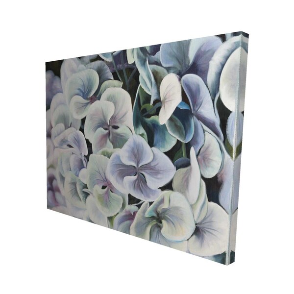 Fondo 16 x 20 in. Colorful Hydrangea Flowers-Print on Canvas - FO2792130