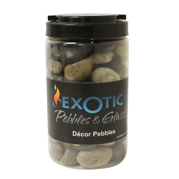 Exotic Pebbles & Aggregates Exotic Pebbles & Glass Polished Mix Polished Deco Pebbles 5.5 lb - PMS-1030J