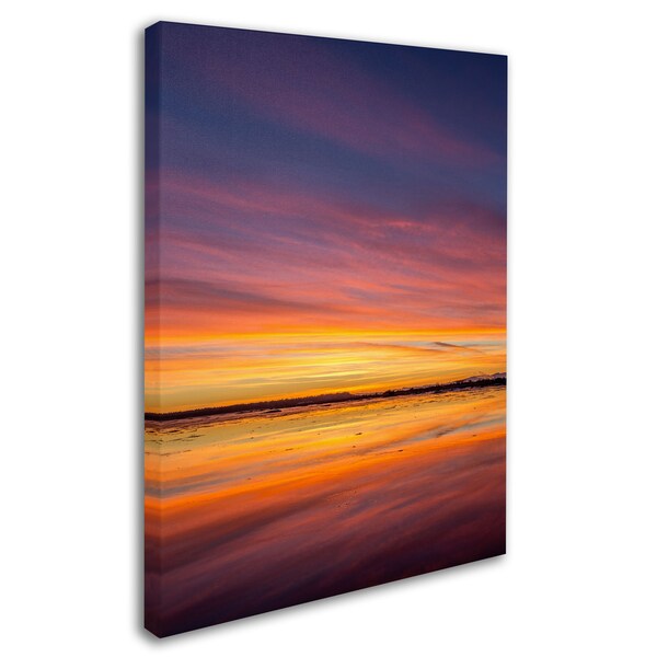 Trademark Fine Art Pierre Leclerc 'Boundary Sunset' Canvas Art, 14x19 - PL0093-C1419GG