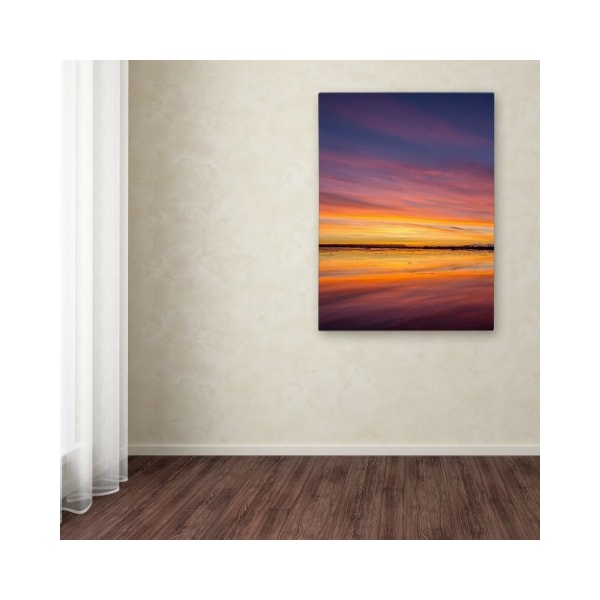 Trademark Fine Art Pierre Leclerc 'Boundary Sunset' Canvas Art, 14x19 - PL0093-C1419GG