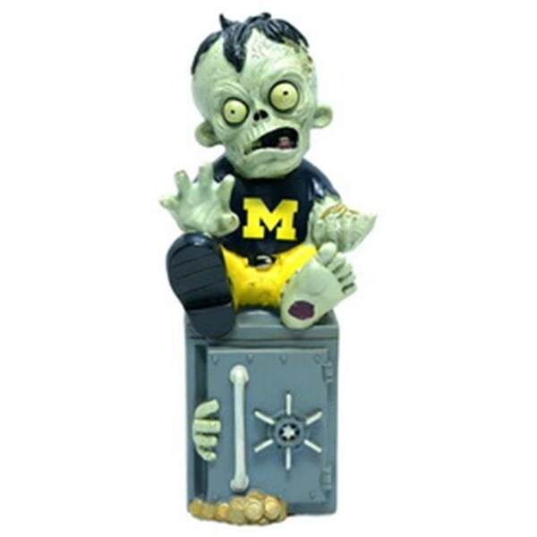 Forever Collectibles Michigan Wolverines Zombie Figurine Bank - 8784951910