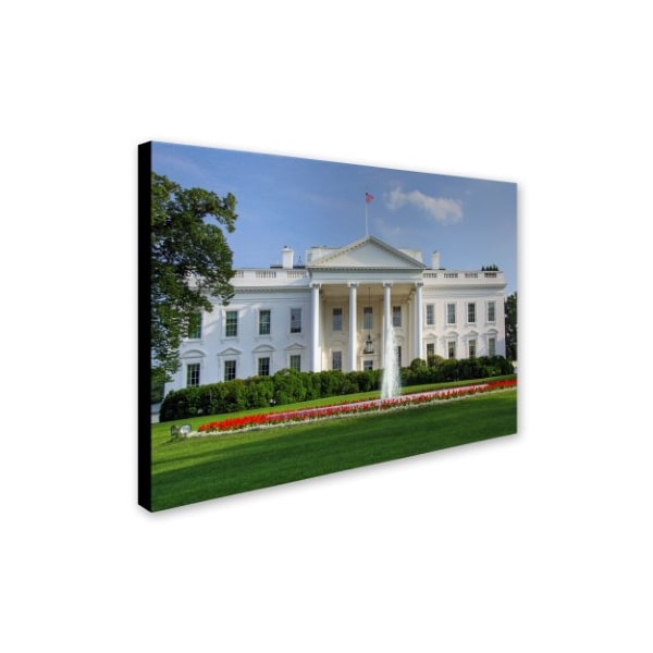 Trademark Fine Art CATeyes 'White House' Canvas Art, 30x47 - MZ0252-C3047GG