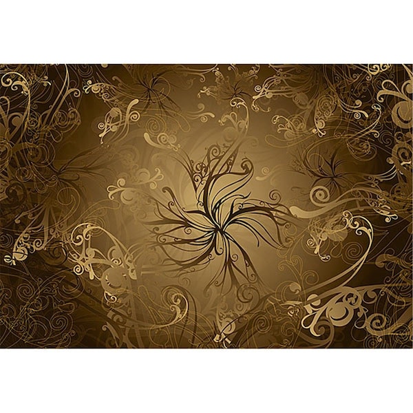 Brewster Home Fashions Gold Wall Mural 100 in - 8703