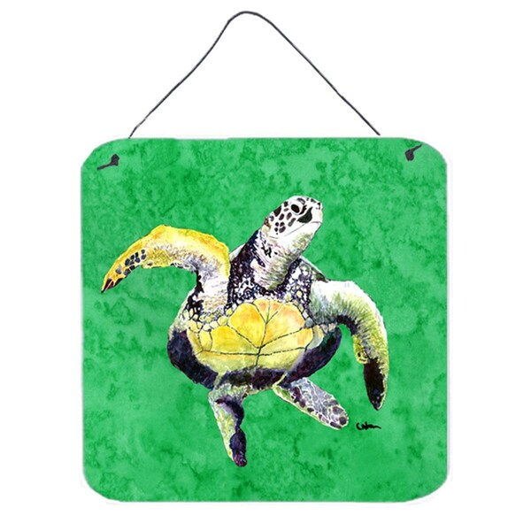 Micasa Turtle Aluminium Metal Wall Or Door Hanging Prints - MI239480