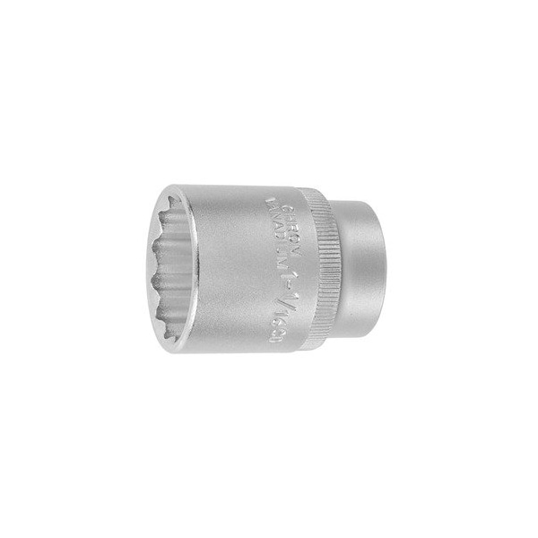 Holex 1/2 inch Drive Socket, 12 pt, 1-1/16 inch - 642122 1.1/16
