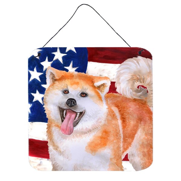 Micasa Akita Patriotic Wall or Door Hanging Prints - MI238319