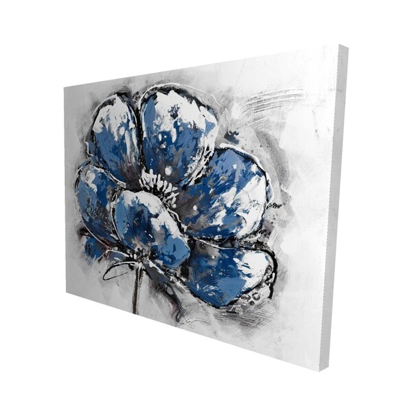 Fondo 16 x 20 in. Small Flower-Print on Canvas - FO2790554