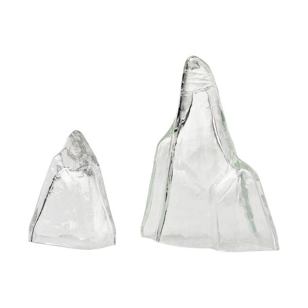 Elk Signature Meru Decorative Object in Clear Set of 2 - 4154-093/S2