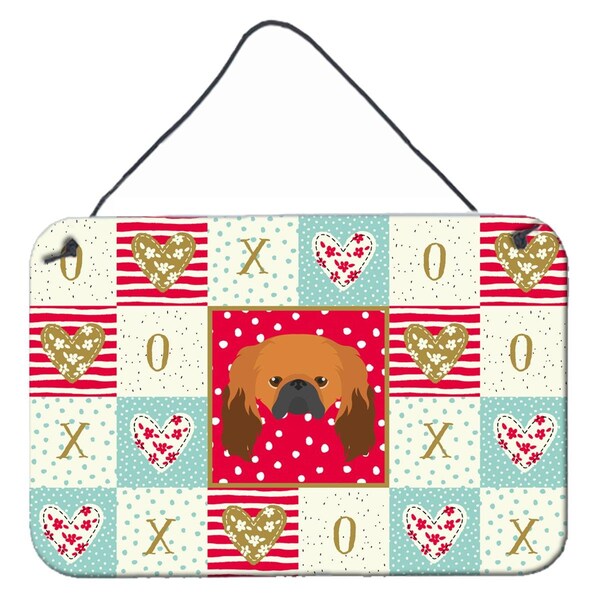 Carolines Treasures 8 x 12 in. Pekingese Love Wall or Door Hanging Prints - CK5225DS812