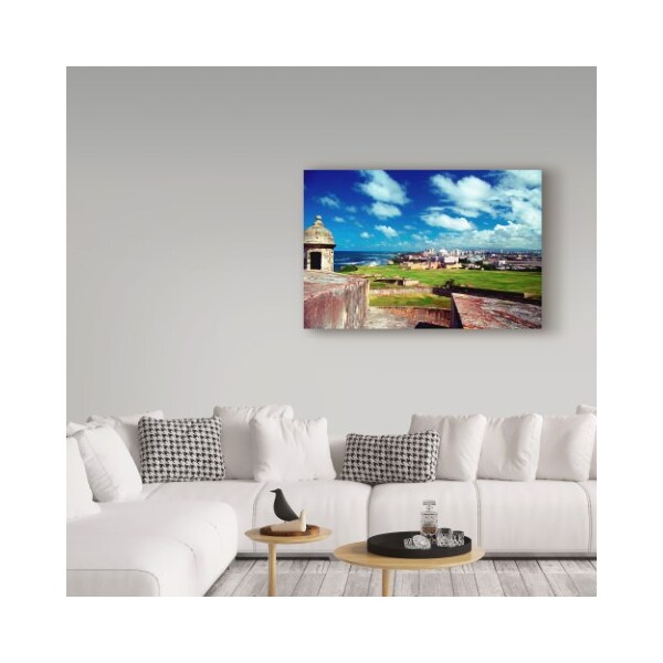 Trademark Fine Art J.D. Mcfarlan 'San Juan, Puerto Rico' Canvas Art, 16x24 - ALI37147-C1624GG
