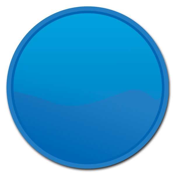 Signmission Blue Circle Rigid Plastic Sign - P-8-CIR-BLUE
