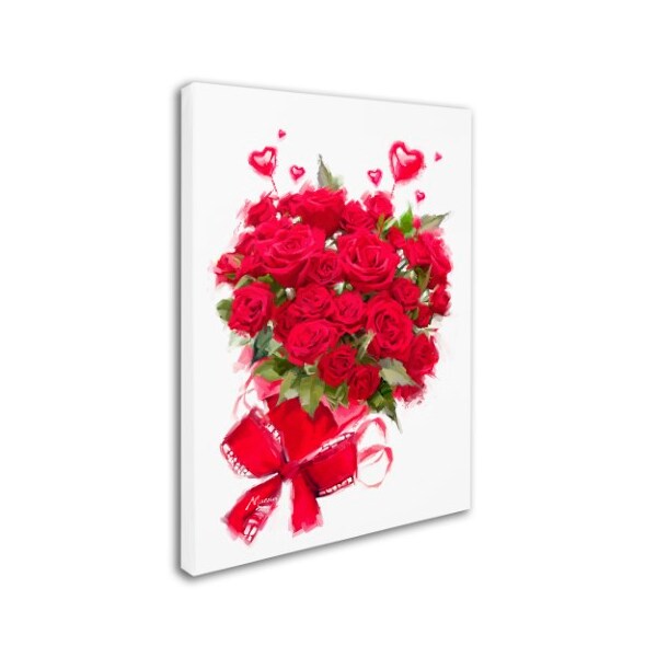 Trademark Fine Art The Macneil Studio 'Valentine Roses' Canvas Art, 18x24 - ALI8514-C1824GG