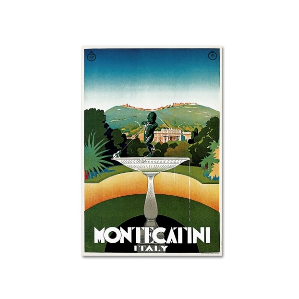 Trademark Fine Art Vintage Lavoie 'Travel 17' Canvas Art, 12x19 - ALI20044-C1219GG