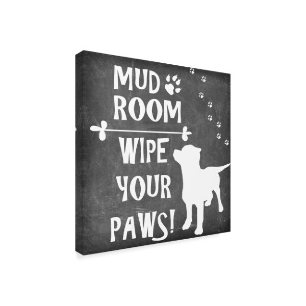Trademark Fine Art Lightboxjournal 'Mudroom Dog' Canvas Art, 14x14 - ALI23776-C1414GG